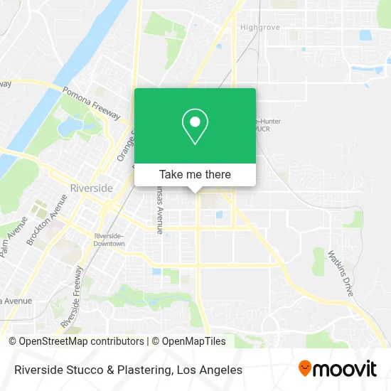 Riverside Stucco & Plastering map