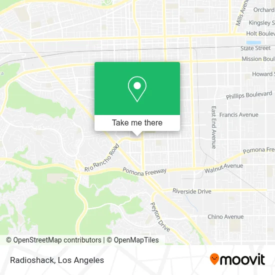 Radioshack map