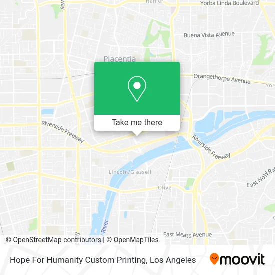 Hope For Humanity Custom Printing map
