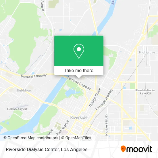 Riverside Dialysis Center map