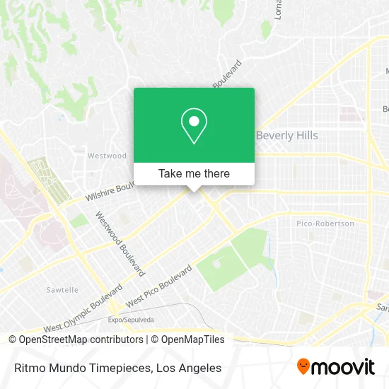 Ritmo Mundo Timepieces map