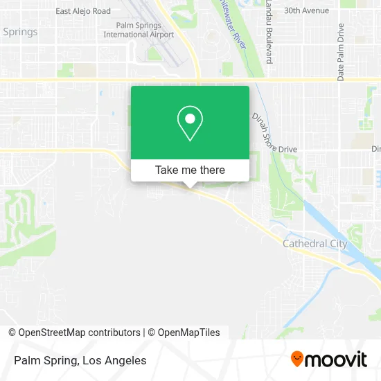 Palm Spring map