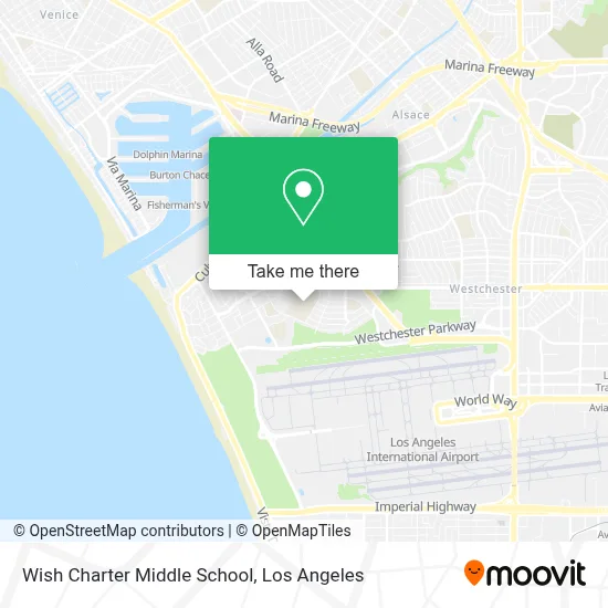 Wish Charter Middle School map