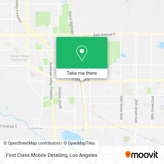 First Class Mobile Detailing map
