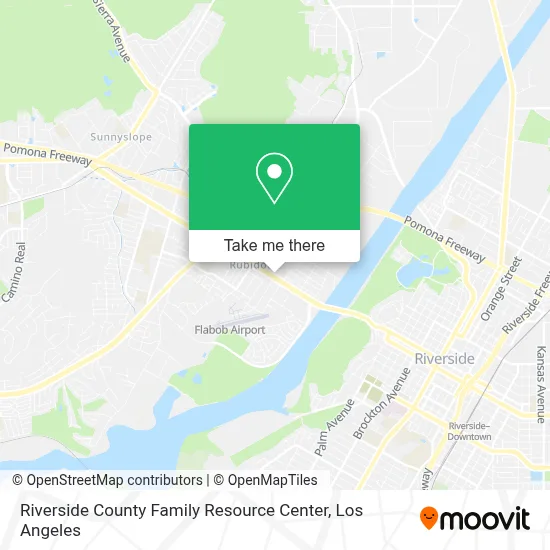 Riverside County Family Resource Center map