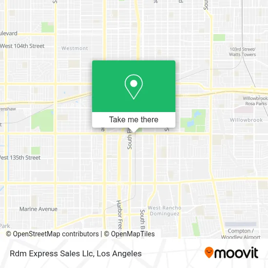Rdm Express Sales Llc map