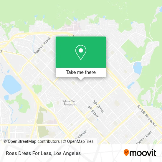 Ross Dress For Less map