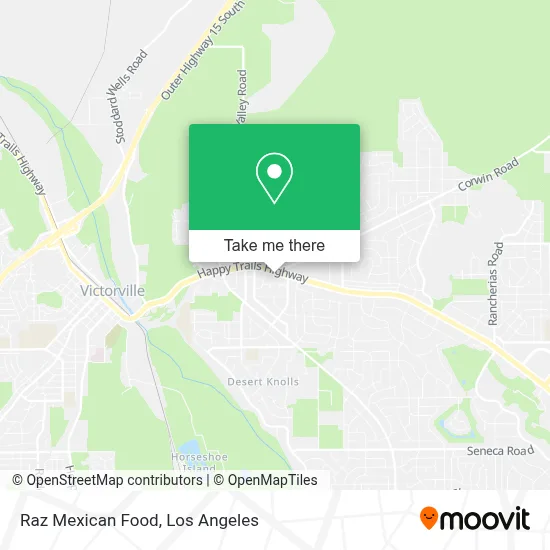 Raz Mexican Food map