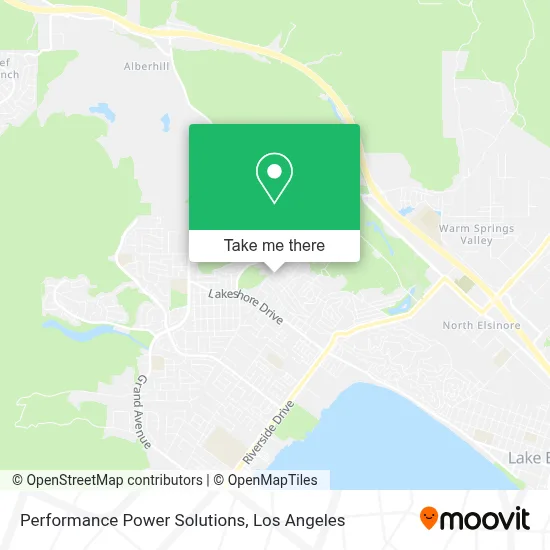 Performance Power Solutions map