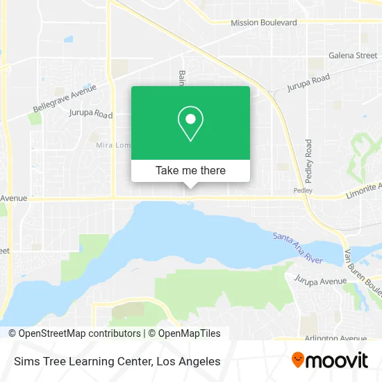 Sims Tree Learning Center map