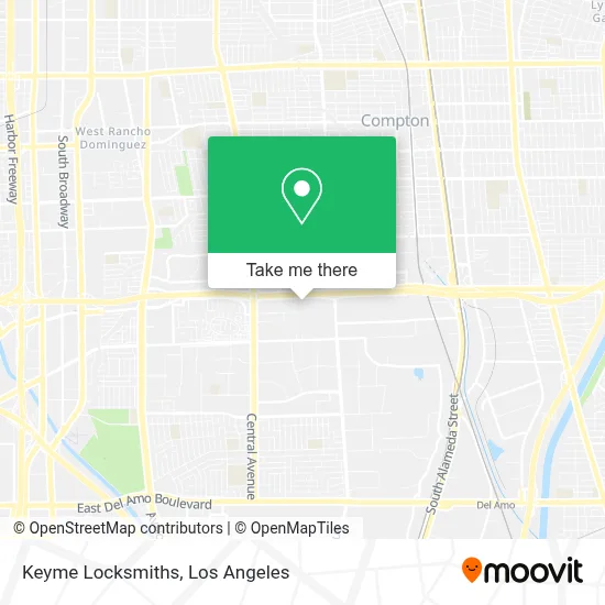 Keyme Locksmiths map