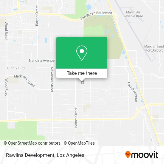 Rawlins Development map