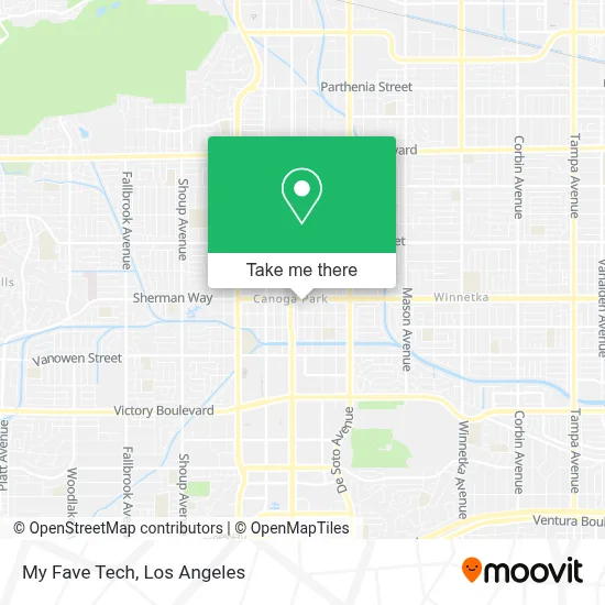 My Fave Tech map
