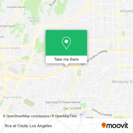Rca at Csula map