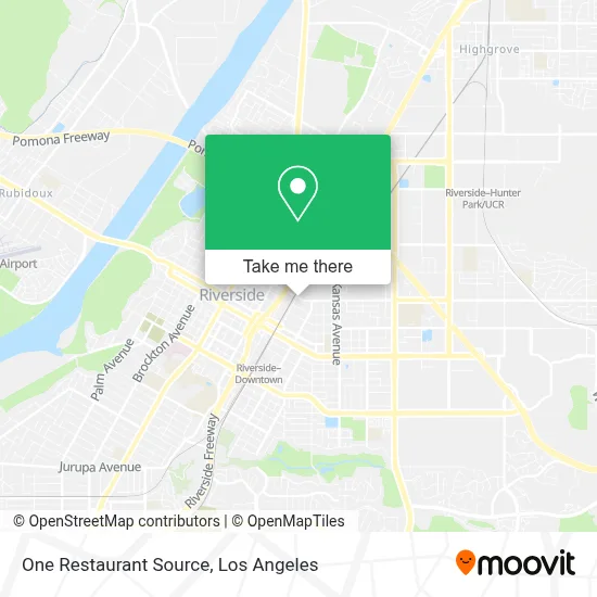 One Restaurant Source map