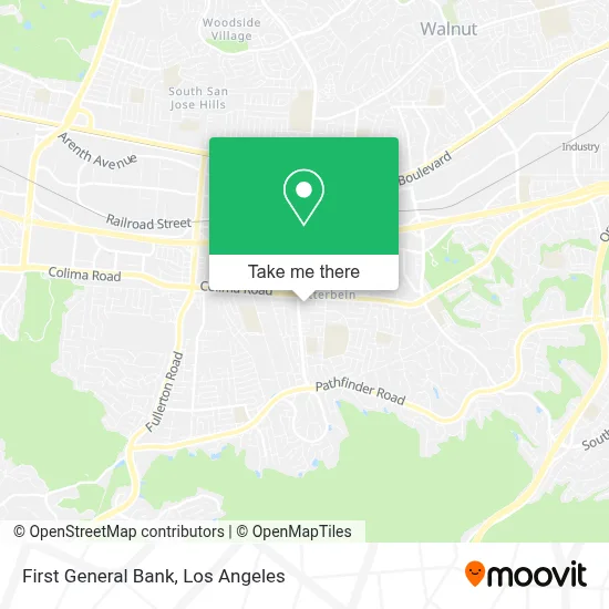 First General Bank map