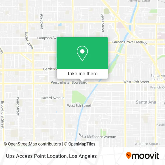 Ups Access Point Location map