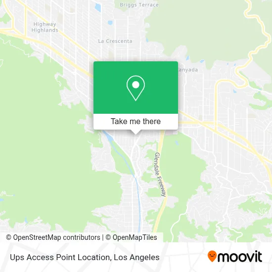 Ups Access Point Location map