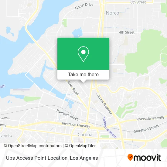 Ups Access Point Location map