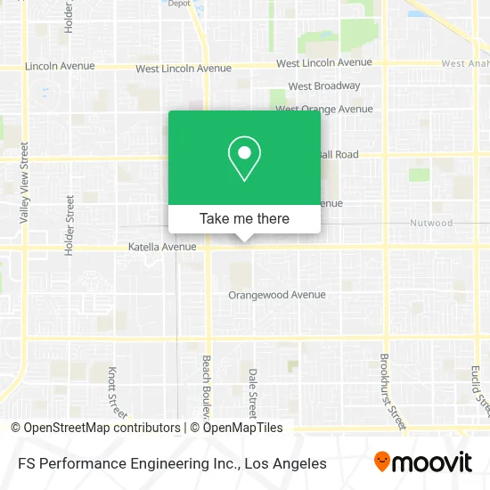 FS Performance Engineering Inc. map