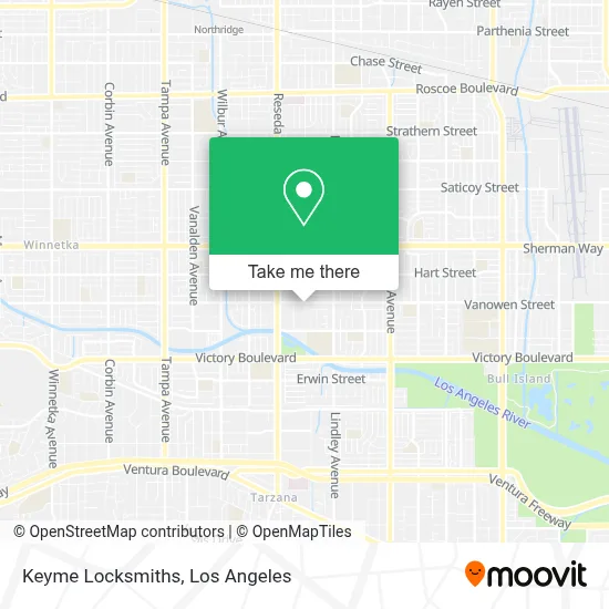 Keyme Locksmiths map