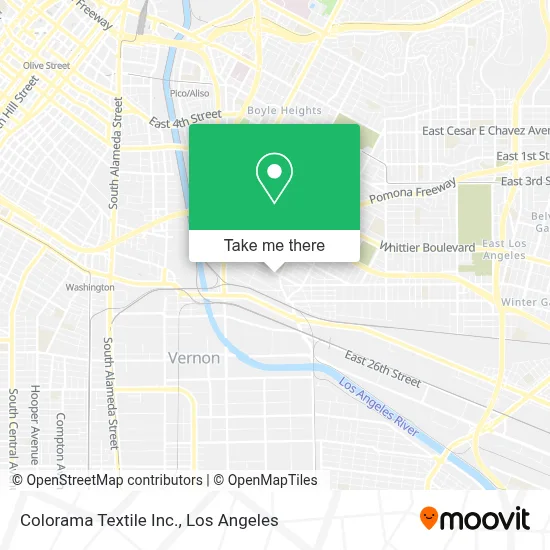 Colorama Textile Inc. map