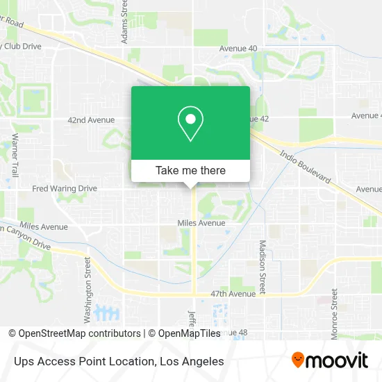 Ups Access Point Location map