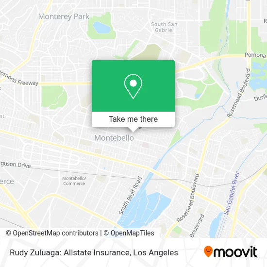 Rudy Zuluaga: Allstate Insurance map