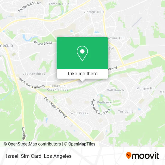 Israeli Sim Card map