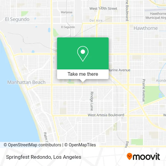 Springfest Redondo map