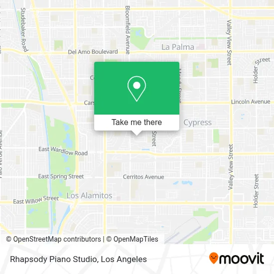 Rhapsody Piano Studio map