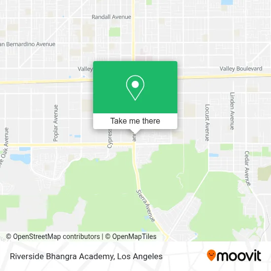 Riverside Bhangra Academy map