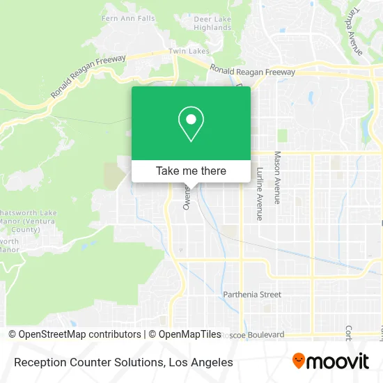 Reception Counter Solutions map