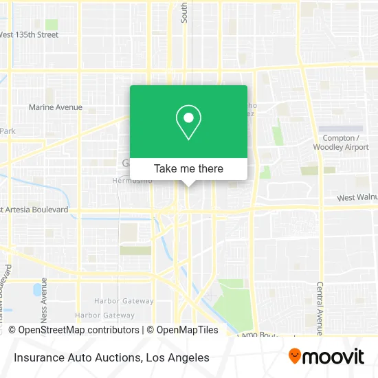 Insurance Auto Auctions map