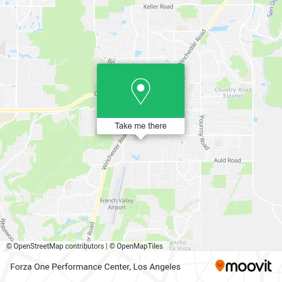 Forza One Performance Center map