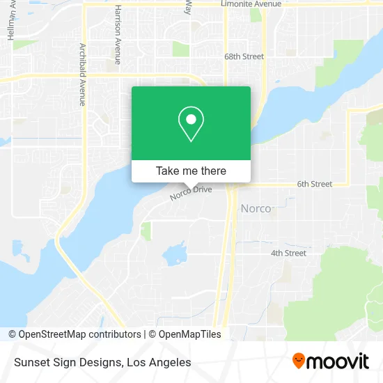 Sunset Sign Designs map