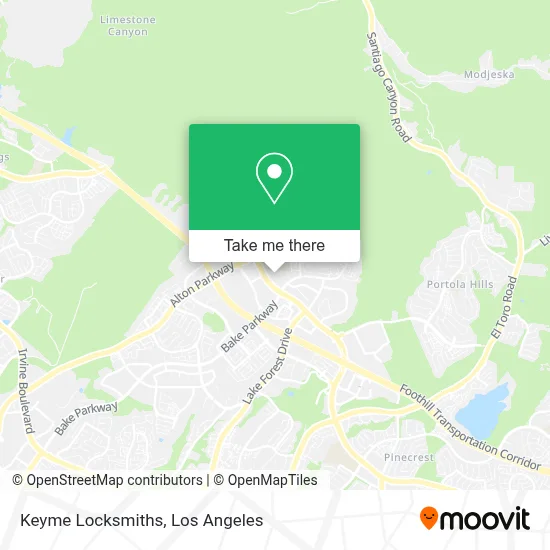 Keyme Locksmiths map