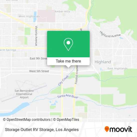 Storage Outlet RV Storage map