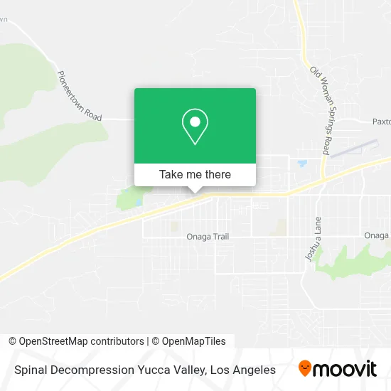 Spinal Decompression Yucca Valley map