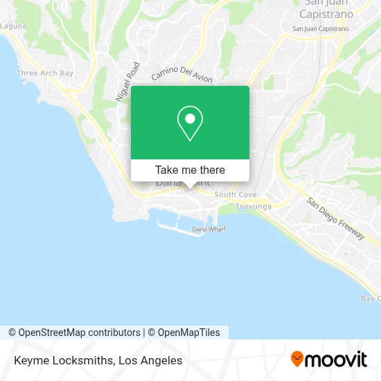 Keyme Locksmiths map