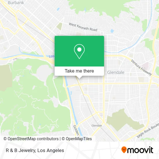 R & B Jewelry map