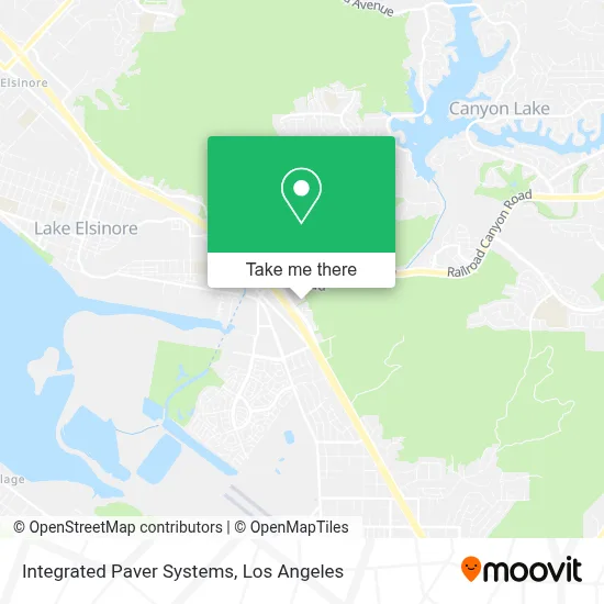Integrated Paver Systems map