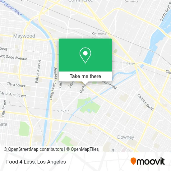 Food 4 Less map