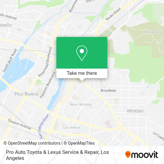 Pro Auto Toyota & Lexus Service & Repair map