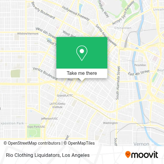 Rio Clothing Liquidators map