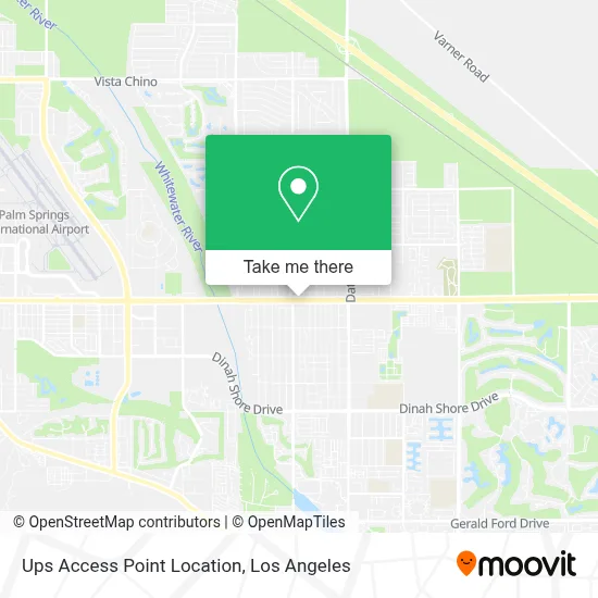 Ups Access Point Location map