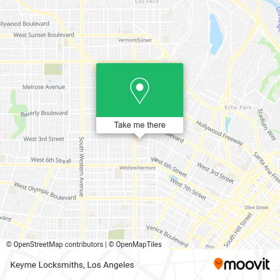 Keyme Locksmiths map