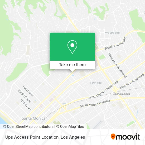 Ups Access Point Location map