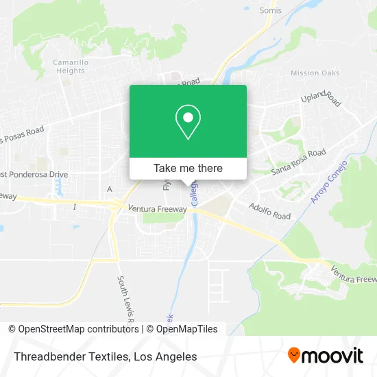 Threadbender Textiles map