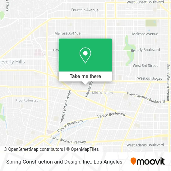 Spring Construction and Design, Inc. map